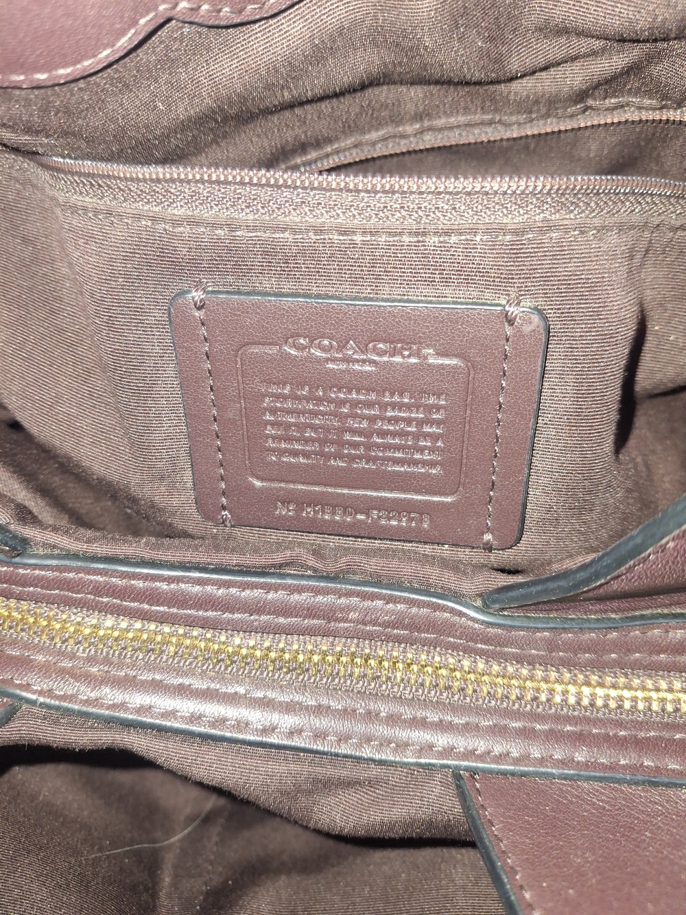 Coach Lexy Quilted Leather Shoulder Bag in Brown - Picture 7 of 9